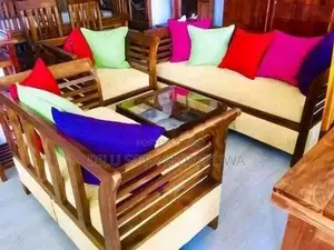 brand new pillows sofa set with glass coffee table 3.2.1