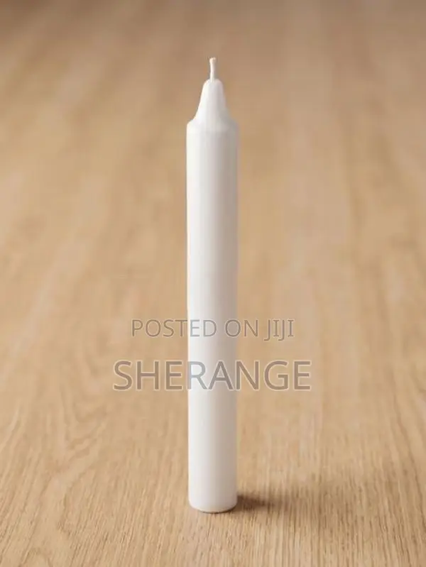 Handcrafted Classic Smooth Candles – Porcelain White