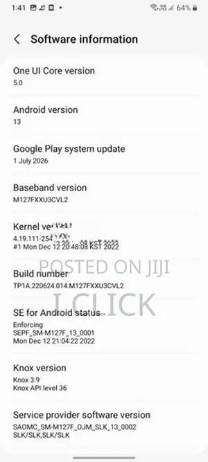 Samsung Galaxy M12 64GB (Used)