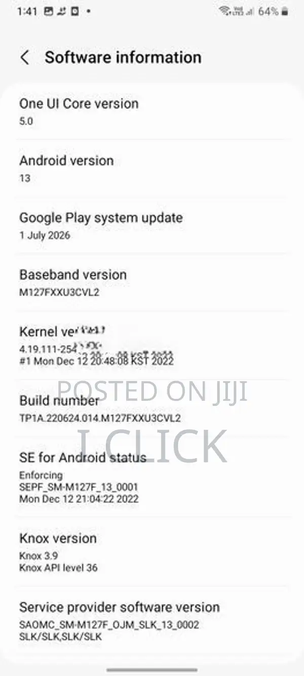 Samsung Galaxy M12 64GB (Used)