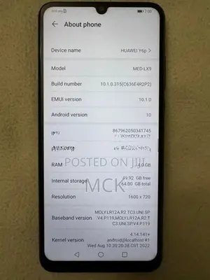 Huawei Y6p (Used)