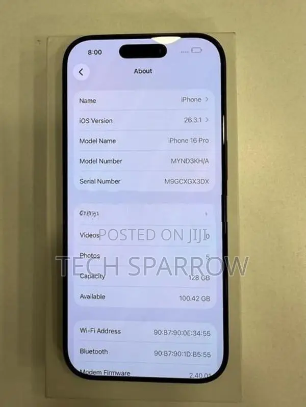 Apple iPhone 16 Pro 128GB (Used)