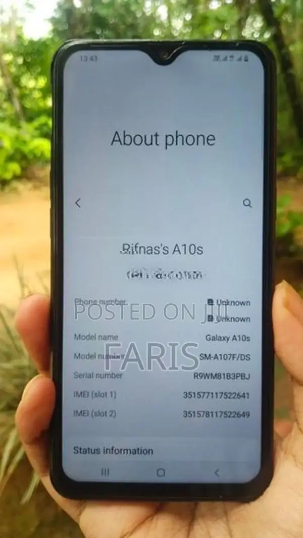 Samsung Galaxy A10s (Used)