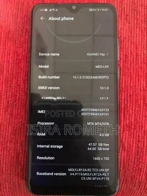 Huawei Y6p (Used)