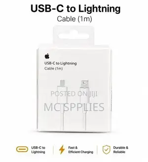 USB C Lighting Cable 1m