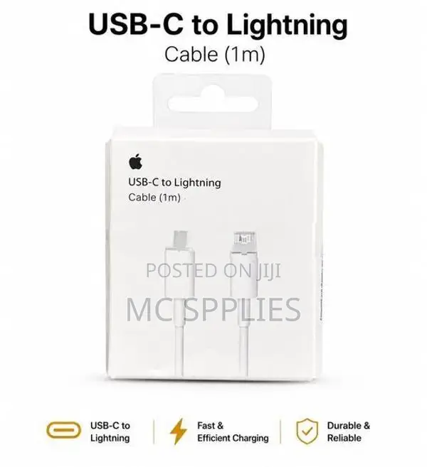 USB C Lighting Cable 1m