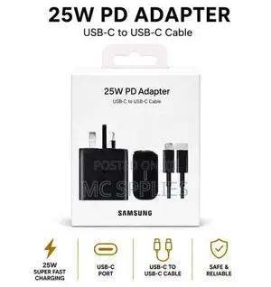 25W PD Adapter USB -C TO Cable