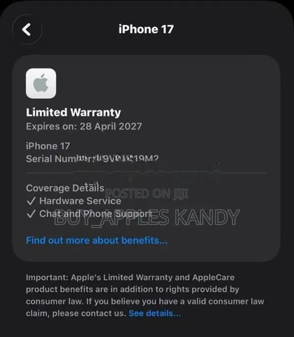 Apple iPhone 17 (Used)