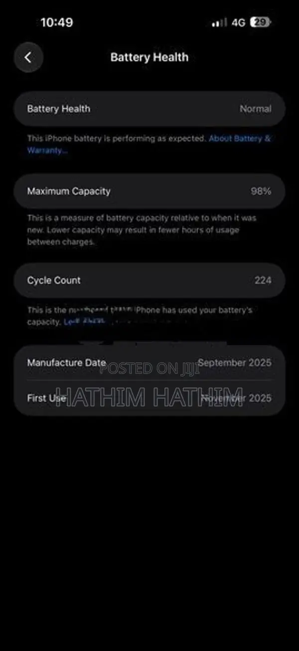 Apple iPhone 17 Pro Max (Used)