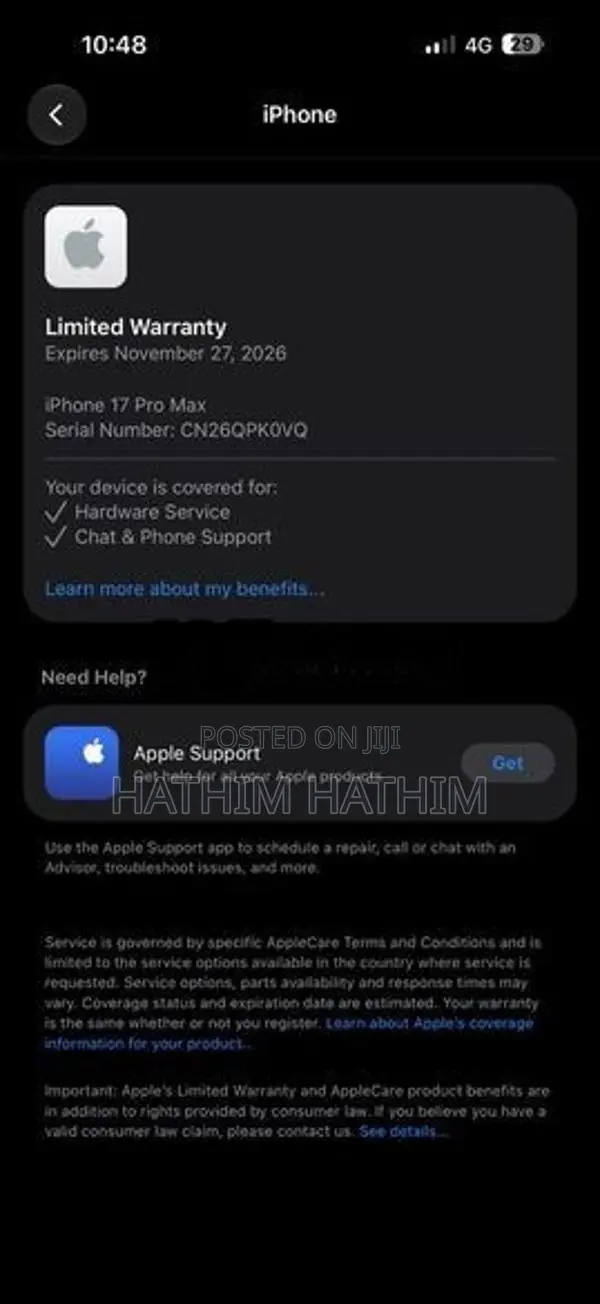 Apple iPhone 17 Pro Max (Used)