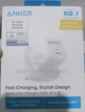 Anker 30W Adapter + Joyroom 60W PD Cable ( 3 Months )
