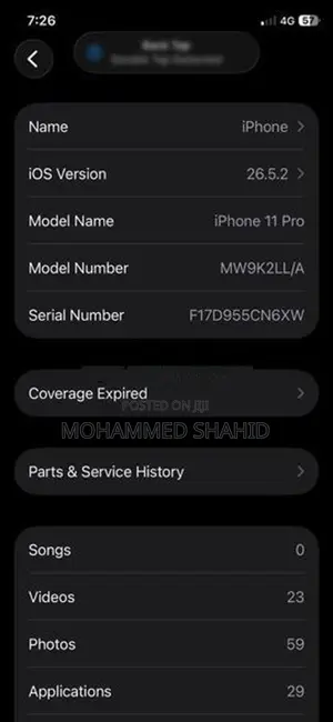 Apple iPhone 11 Pro (Used)
