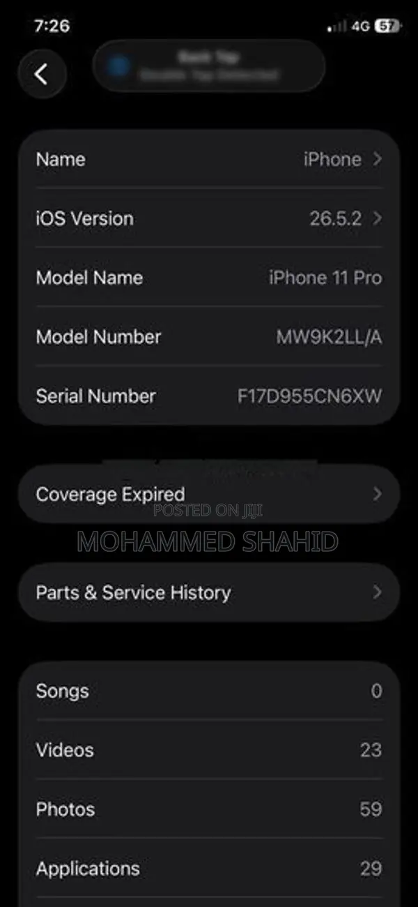 Apple iPhone 11 Pro (Used)
