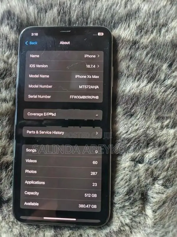 Apple iPhone XS Max Xsmax (Used)