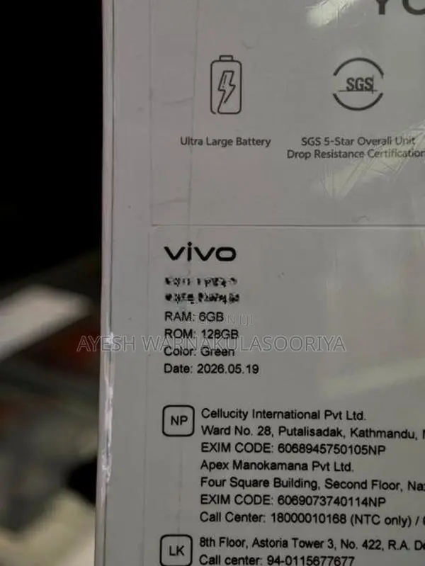 Vivo Y04 6GB / 128GB (Brand New)
