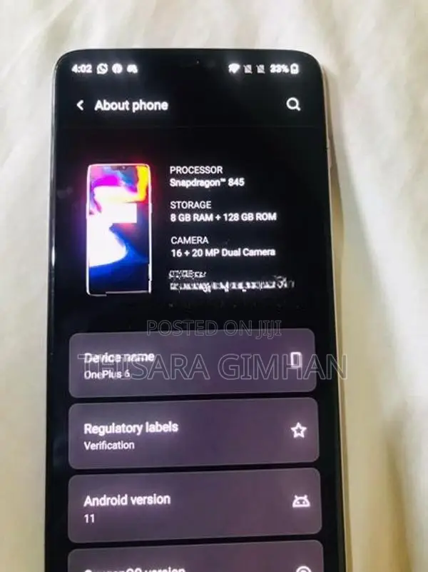 OnePlus 6 (Used)