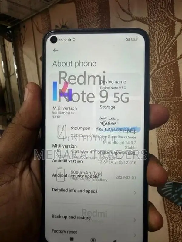 Xiaomi Redmi Note 9 8GB 256GB (Used)