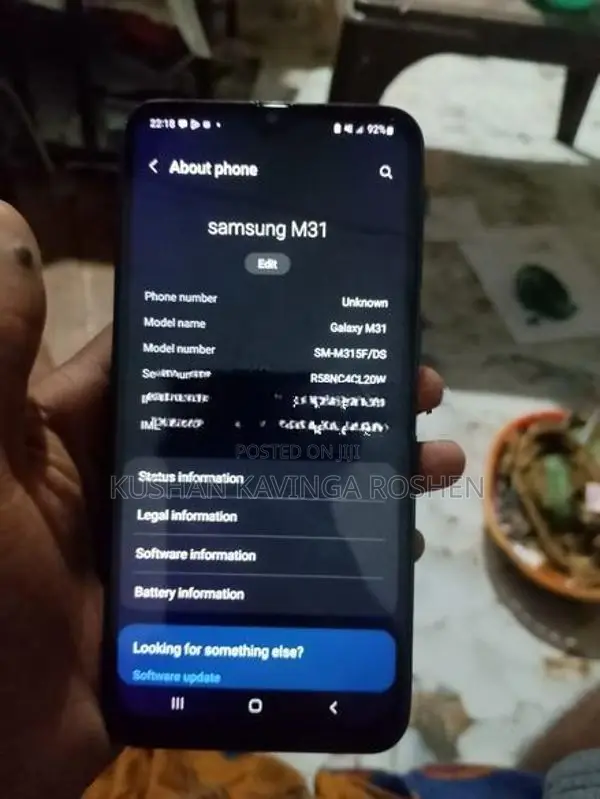 Samsung Galaxy M31 (Used)