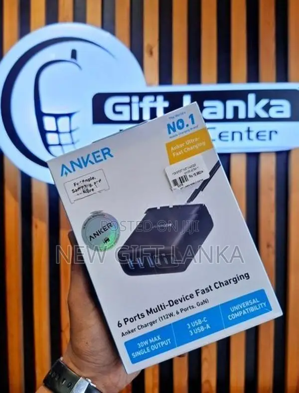 Anker 6 Port Multi Device Fast Charger 112W