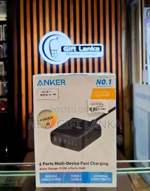 Anker 6 Port Multi Device Fast Charger 112W