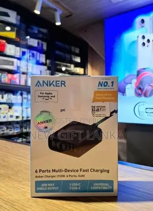 Anker 6 Port Multi Device Fast Charger 112W