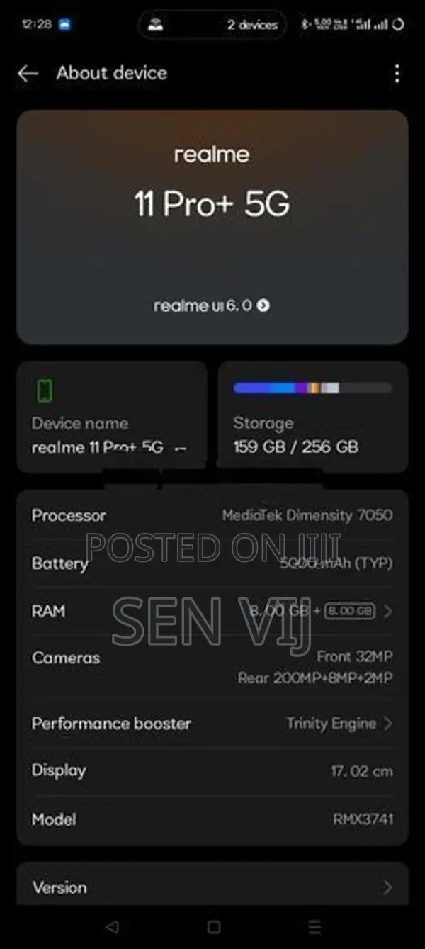 Realme 11 Pro + 5G (Used)