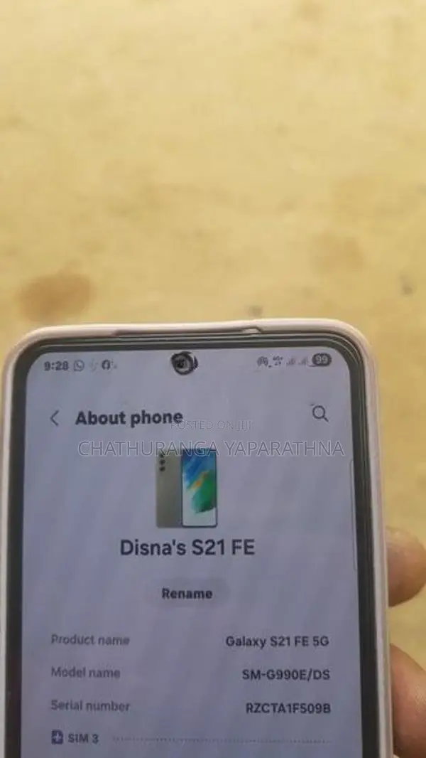 Samsung Galaxy S21 FE Aa (Used)