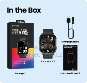 Zeblaze GTS 3 Pro Bluetooth Calling Smart Watch