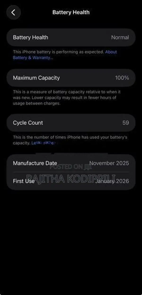Apple iPhone 17 Pro Max XA (Used)