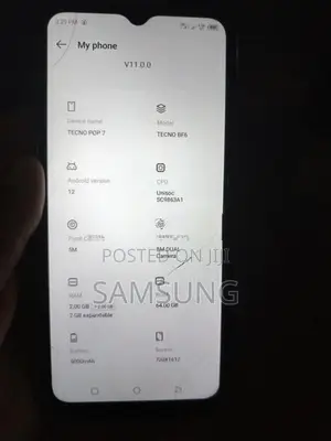 Tecno Pop 7 (Used)