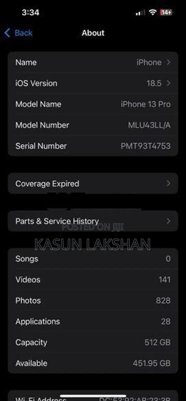 Apple iPhone 13 Pro (Used)