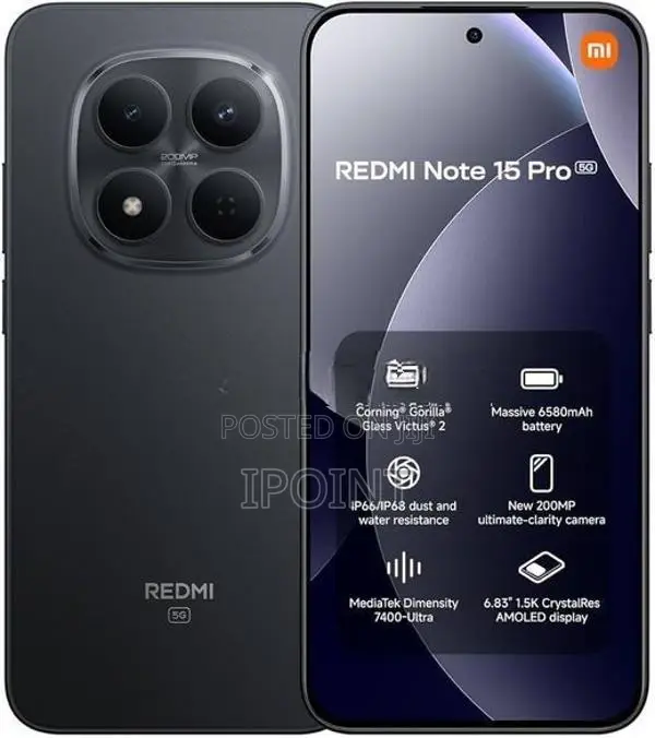 Xiaomi Redmi Note 15 Pro 8/256GB (Brand New)