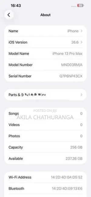 Apple iPhone 13 Pro Max (Used)