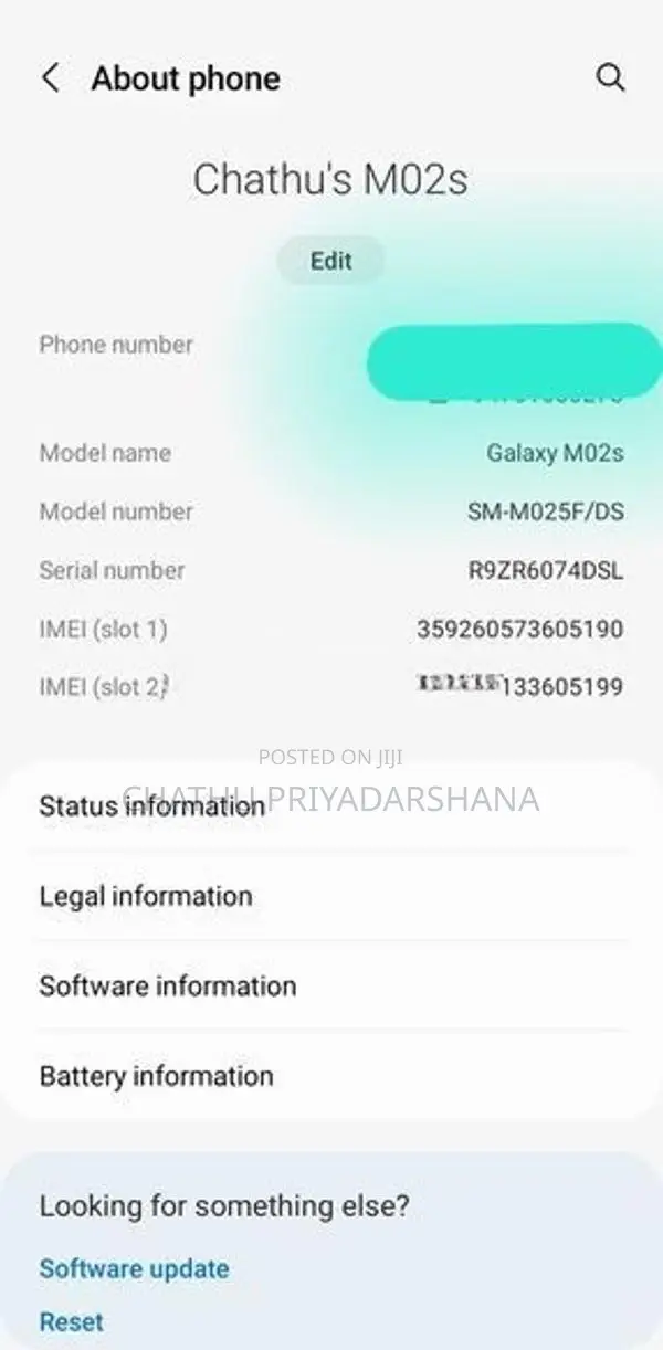 Samsung Galaxy M02s (Used)