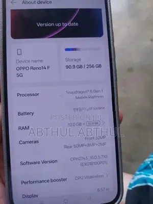 Oppo Reno 14F 5G (Used)