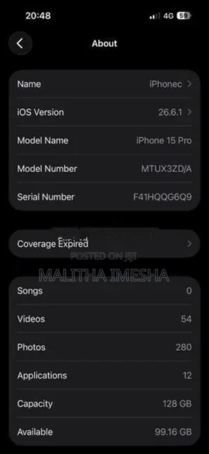 Apple iPhone 15 Pro (Used)