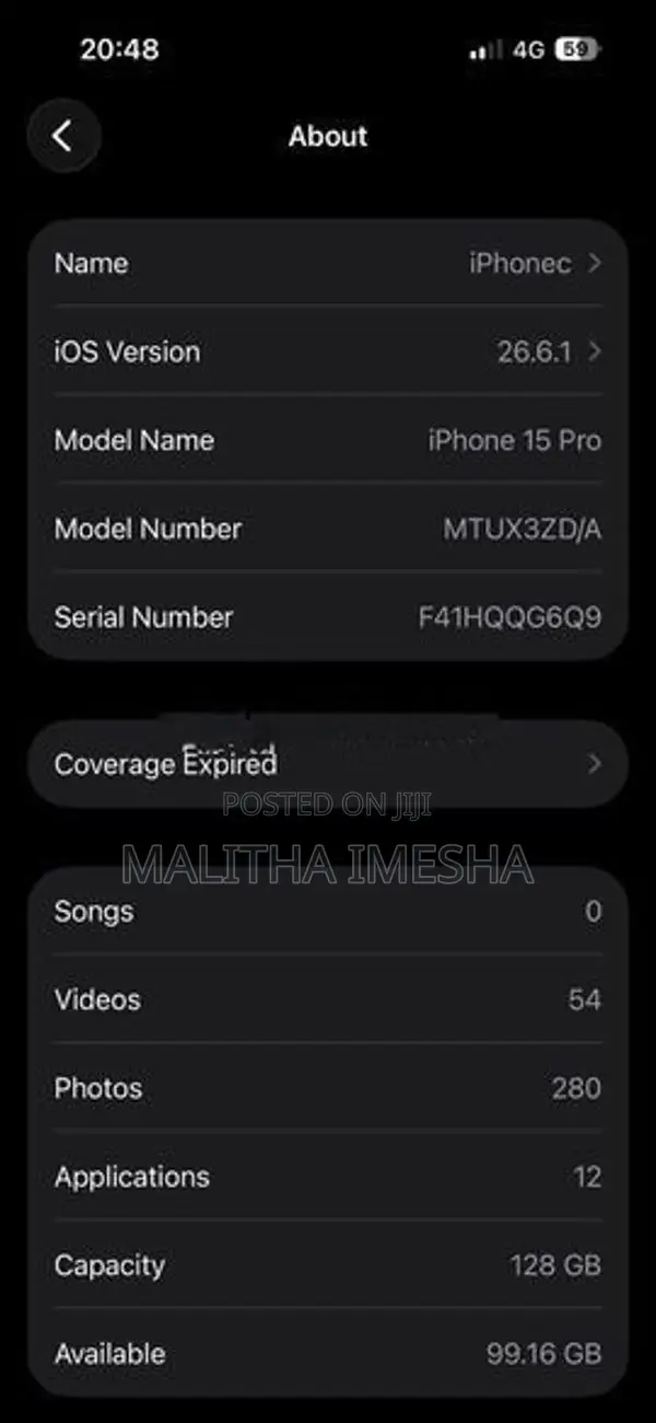 Apple iPhone 15 Pro (Used)