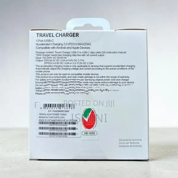 Samsung 25W Fast Charger