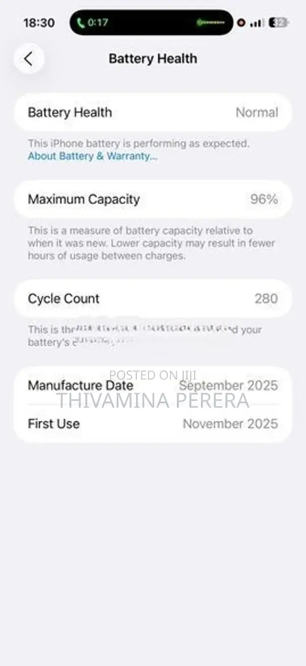 Apple iPhone 17 Pro Max (Used)