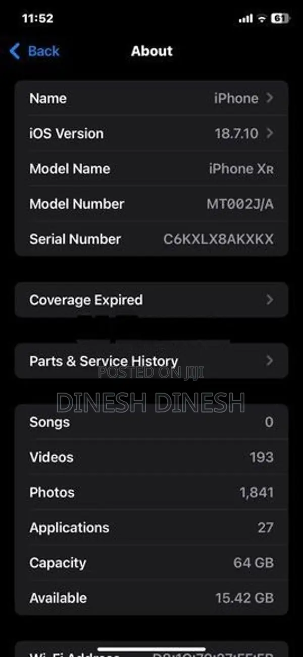 Apple iPhone XR (Used)