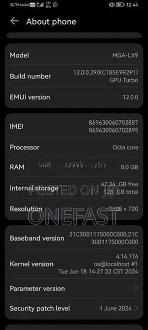 Huawei Nova Y70 Plus (Used)