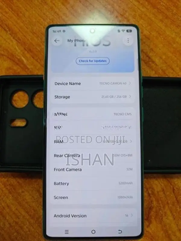Tecno Camon 40 (Used)
