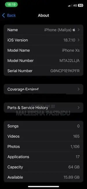Apple iPhone XS (Used)
