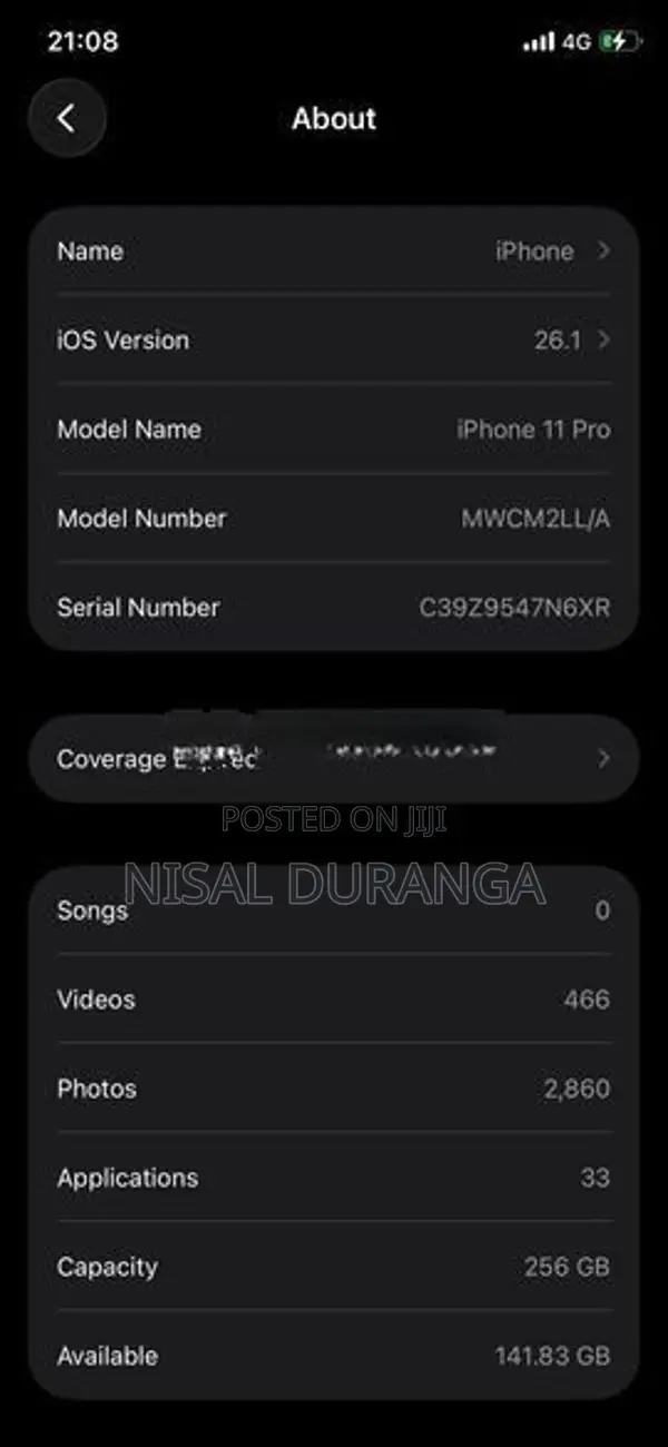 Apple iPhone 11 Pro (Used)
