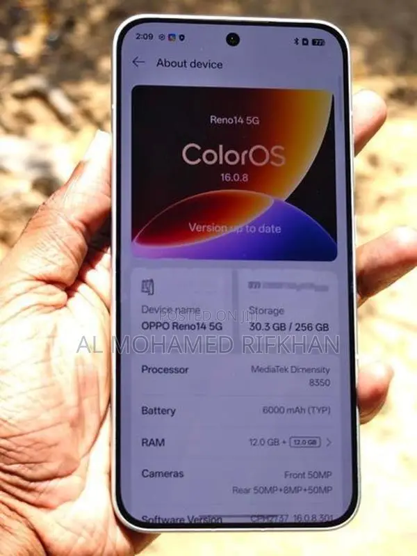 Oppo Reno 14 12GB 256GB (Used)