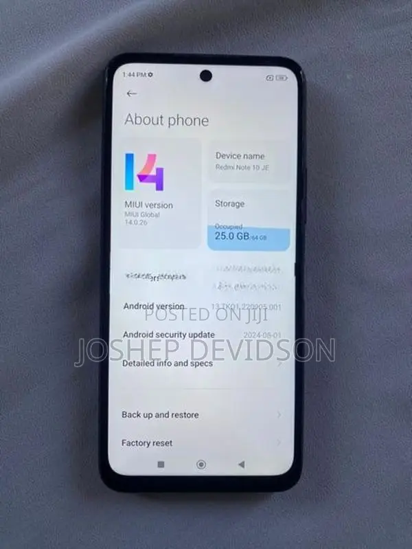 Xiaomi Redmi Note 10 JE (Used)