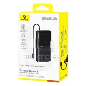 Baseus Bipow 2 20W 10000mah Digital Display Power Bank