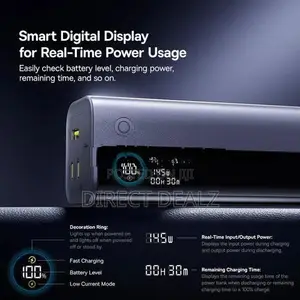 Baseus EnerGeek GR11 145W 20000mAh Power Bank with Retractable Cable