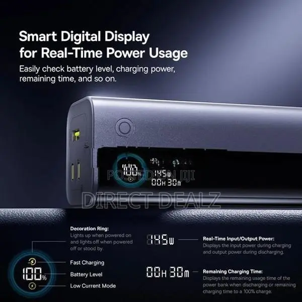 Baseus EnerGeek GR11 145W 20000mAh Power Bank with Retractable Cable