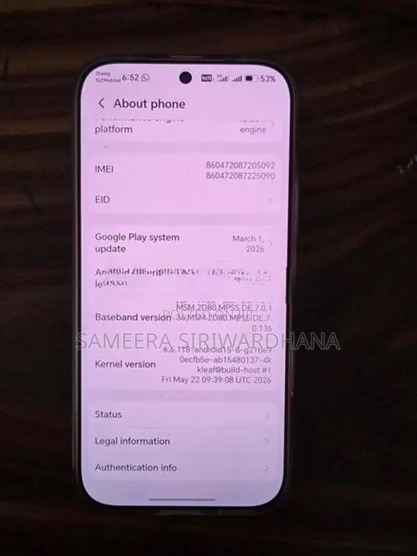 Honor 600 (Used)